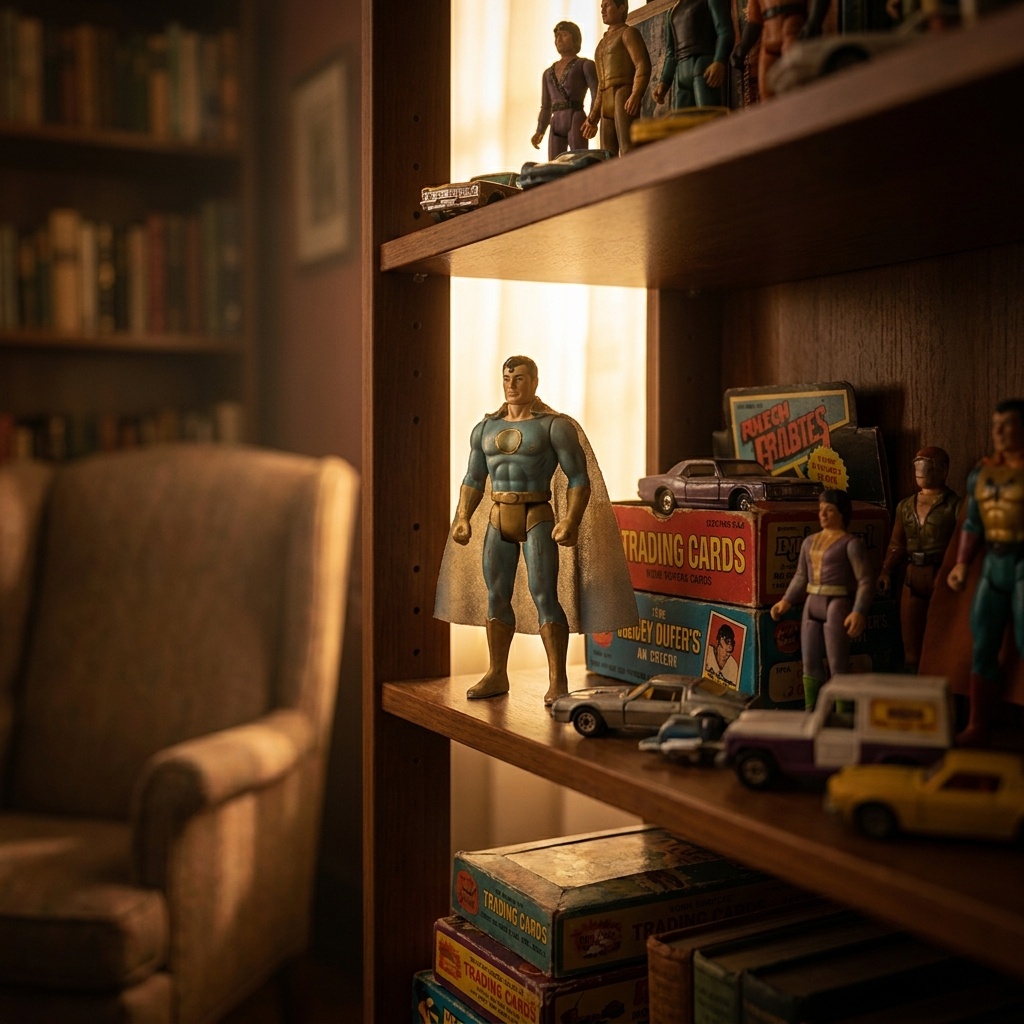 cartes vintage figurines modernes